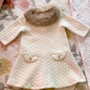 3T fur toddler dress